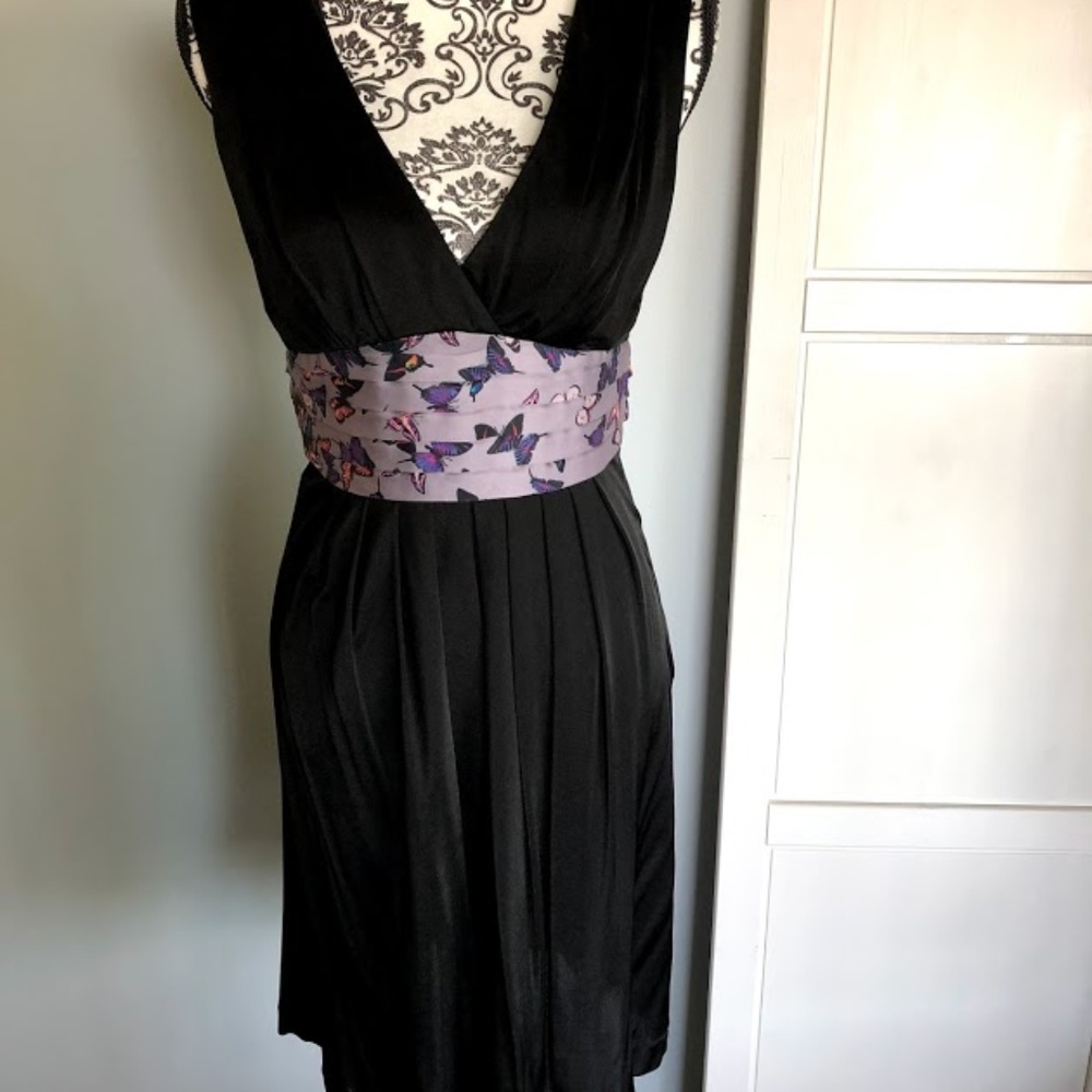 NWT Ted Baker Deep V Dress